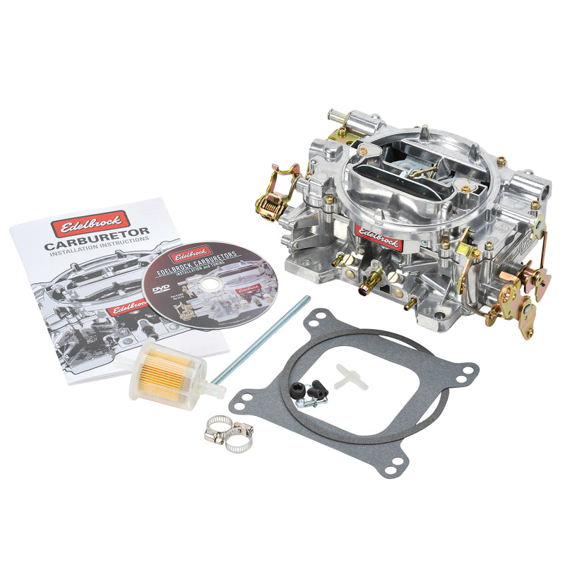 Edelbrock 1404 Carburetor Performer Series 4-Barrel 500 CFM Manual Choke Satin Finish