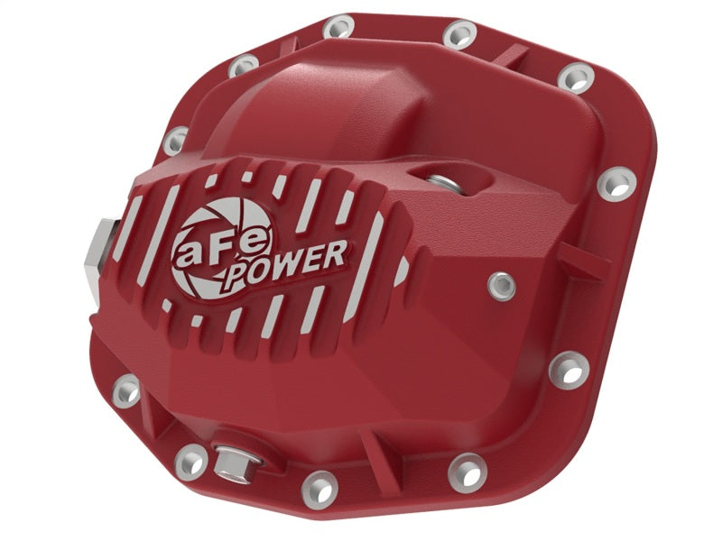 AFE 46-71010R ries Front Differential Cover Red 2018+ fits Jeep Wrangler (JL) V