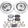 PowerStop K4628-26 09-17 fits Volkswagen CC Rear Z26 Street Warrior Brake Kit