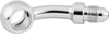 Twin Power 35961 Chrome Brake Fitting 7/16 Inch X AN3 35 Degree Banjo Adaptor