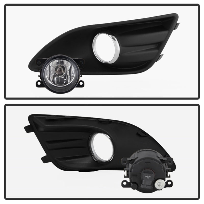 Spyder 5080332 fits Ford 13-20 C-Max 2015 OEM Fog Light W/Universal Switch- Cle