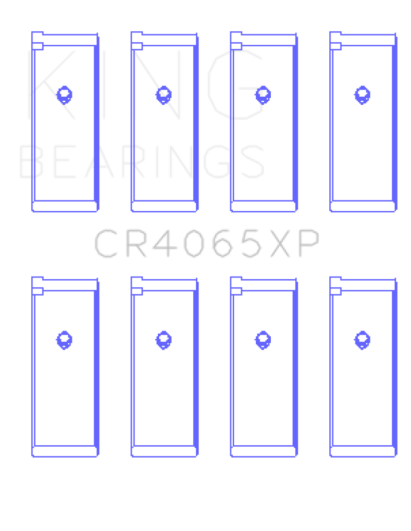 King CR4065XP fits Nissan KA-24DE (Size STD) Performance Rod Bearing Set