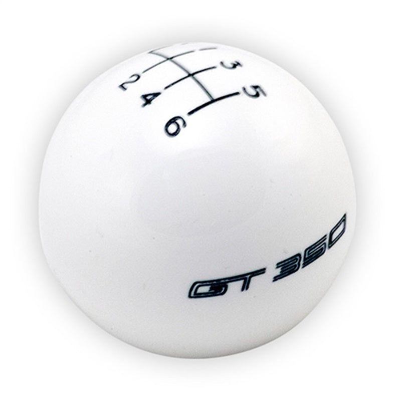 fits Ford M-7213-M8SW Performance GT350 Shift Knob 6-Speed - White