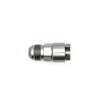 DeatschWerks 6-02-0104-B 8AN Male Flare to 3/8in Female EFI Quick Connect Adapter - Anodized DW Titanium