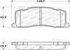 Stoptech 308.0501 Street Brake Pads - Front/Rear