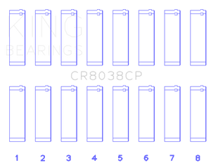 KING KINGCR8038CP0.5 fits CR8038CP0.5 fits Ford 03-09 Powerstroke V8 6.0L Diese