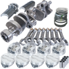 Eagle 13323L030 fits Chevy LT1350 1Pc 3.750in Crank 6.000in I-Beam Rods -18cc 4.030in Pistons Rotating Assembly