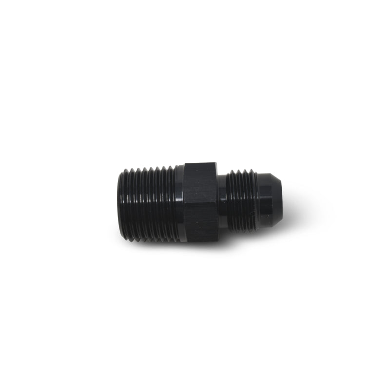 Russell 660503 Performance -10 AN to 1/2in NPT Straight Flare to Pipe (Black)