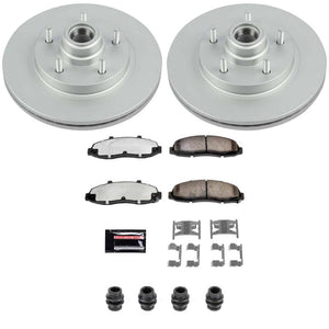 Power Stop 97-00 Ford F-150 Front Z36 Coated Truck & Tow Brake Kit