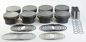Mahle 197813875 MS LS Piston Set 378ci 4.075in Bore 3.622 Stroke 6.125 Rod -4.5cc 10.0 CR - Set of 8
