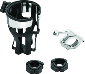 Kuryakyn 6482 Kuryakyn Universal Reflex Drink Holder With Bar Mount Chrome