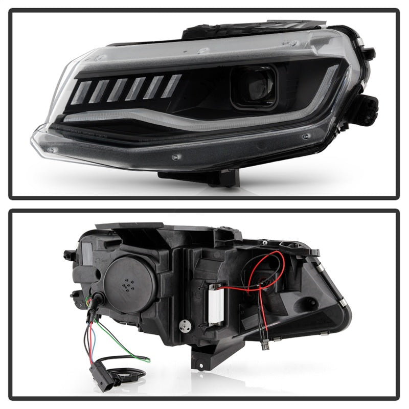 Spyder 5087379 fits Chevy 16-18 Camaro (Do Not Fit Halogen) Projector Headlight