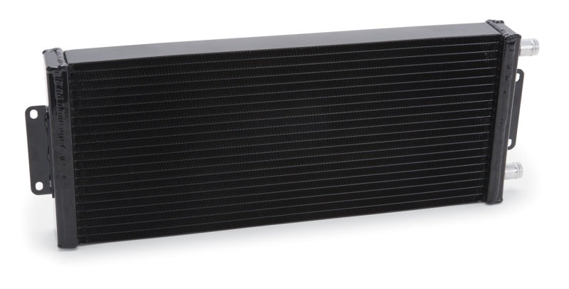 Edelbrock 15549 Heat Exchanger Dual Pass Single Row 20 500 Btu/Hr 20in x 8in x 2in Black