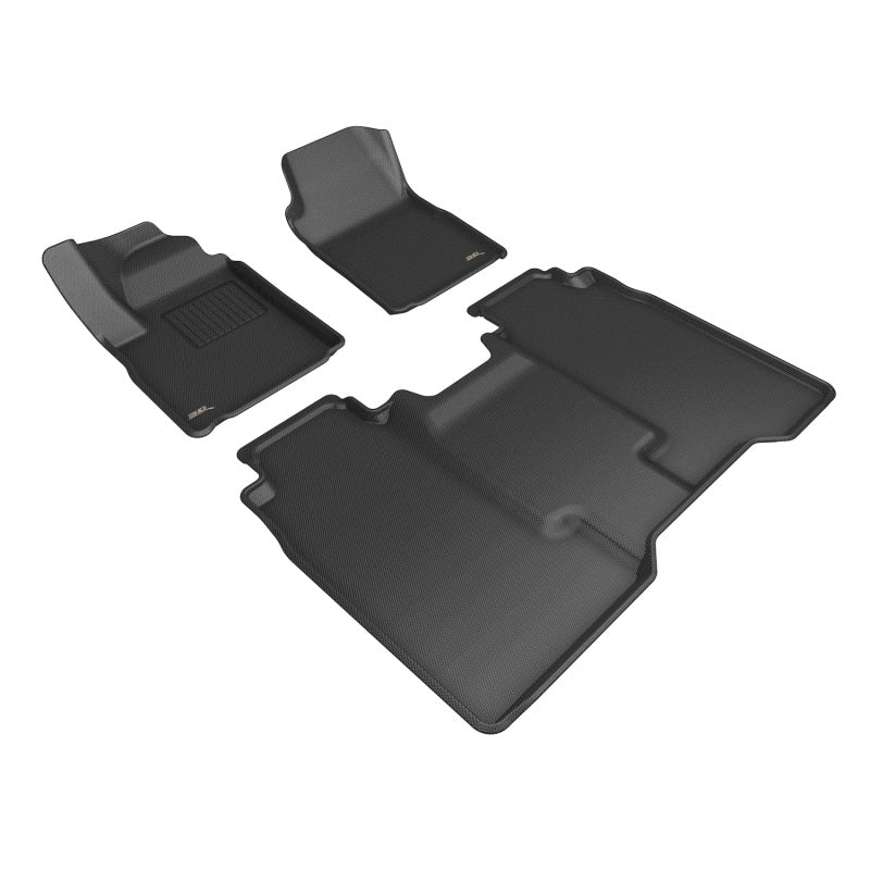 3D MAXpider 2015-2020 fits Ford F-150 Supercab Kagu 1st Row Floormat - Black
