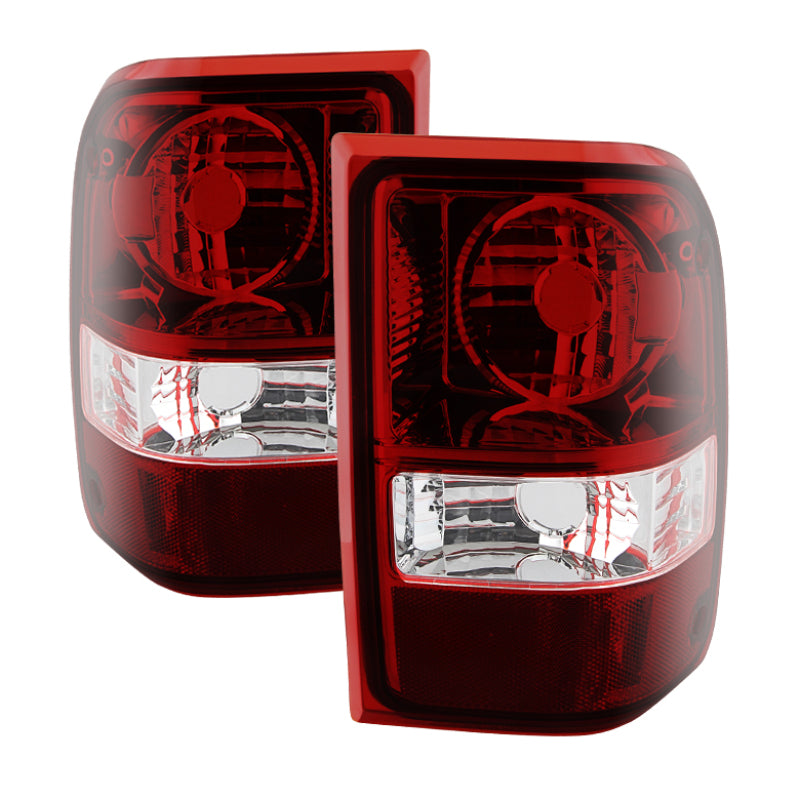 9028533 Xtune fits Ford 01-11 Ranger OEM Style Tail Lights -Dark Red ALT-JH-FR
