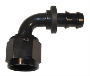 Fragola 209110-BL Degree Push-Lite Hose End For Fuel Cell Conversion-Black