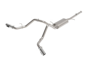 aFe 49-44134-P Apollo GT Cat-Back Exhaust fits GM Trucks 09-18 V6-4.3L/V8-4.8/5.3L-Dual Rear-Side Exit Polish Tips