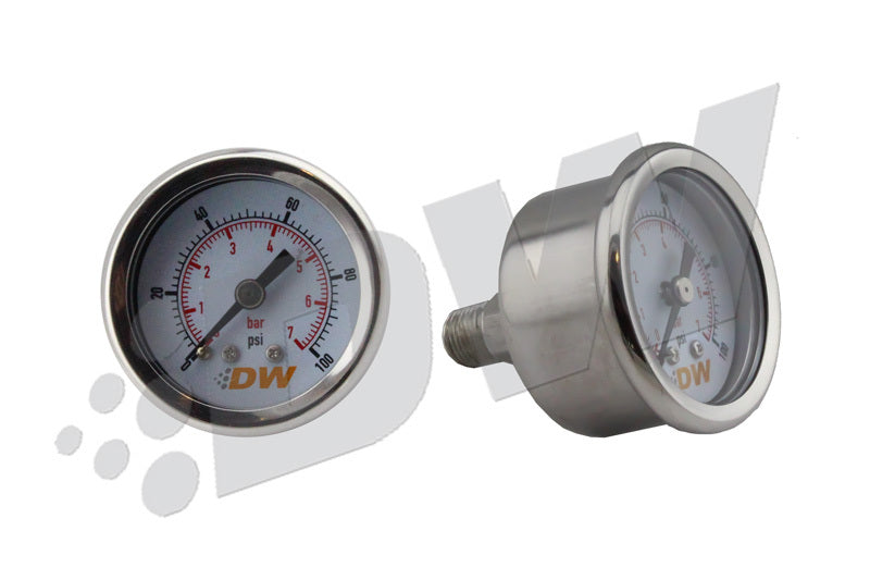 DeatschWerks 6-01-G 0-100 PSI 1/8in NPT Mechanical Fuel Pressure Gauge