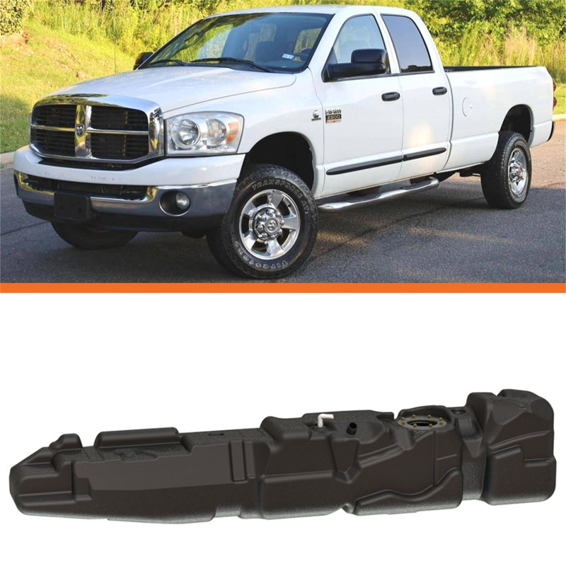 fits Titan Fuel Tanks 7030303 03-12 RAM 2500/3500 Cummins Crew Cab Long Bed 60 Gallon XXL Mid-Ship Fuel Tank