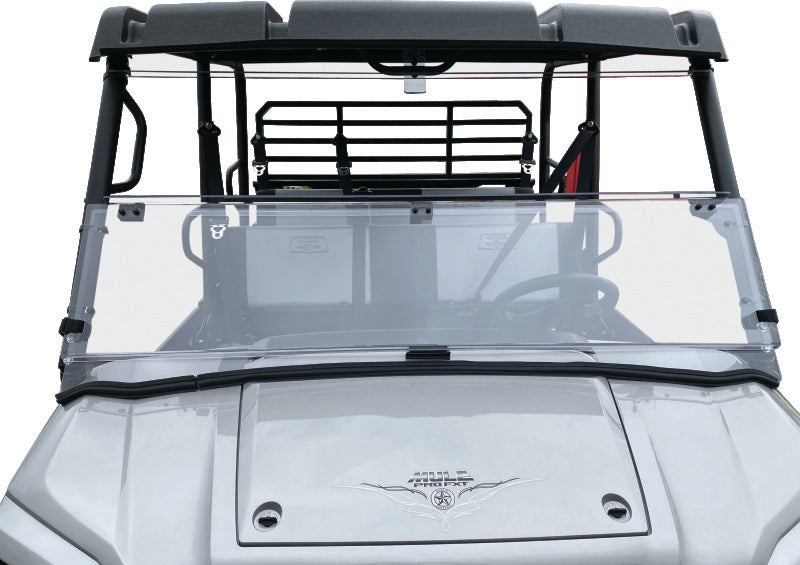 QuadBoss 375787 fits Kawasaki KAF820 Mule Pro-DX Windbreak Folding Windshield