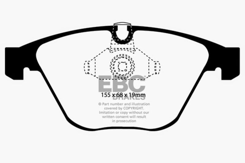 EBC DP21449 fits BMW 11-12 1M Coupe 3.0 Twin Turbo Greenstuff Front Brake Pads