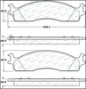 Stoptech 305.0965 Street Select Brake Pads