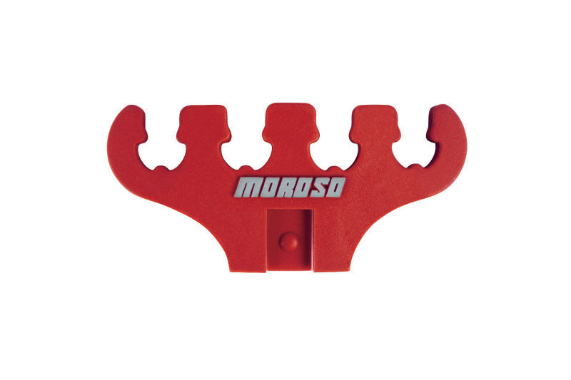 Moroso 97835 Wire Loom - 7-9mm - 4 Hole - Red - 2 Per Card