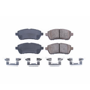 PowerStop 17 fits Ford Fiesta Front Z17 Evolution Ceramic Brake Pads w/Hardware