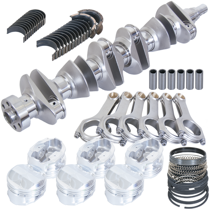 Eagle 87122865 fits Nissan RB26 3.059in Billet Crank 4.783in H-Beam 26cc Dome 86.5mm Pistons Rotating Assembly