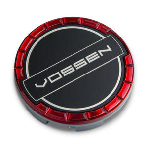 Vossen CAP-BSC1-SM-CL-RD Billet Sport Cap 1.0 - Small - Transparent Red