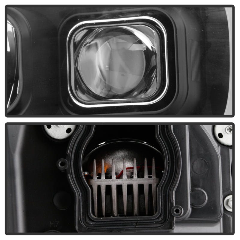 Spyder 5087515 fits Chevy 07-14 Suburban 1500/2500 Tahoe 07-14 LED Headlights B