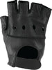Kuryakyn 094497 Kuryakyn Leather By River Road Diamond Shorty Gloves Black Womens - Medium