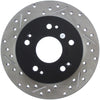 Stoptech 127.40040R 06-09 fits Honda Civic Ex/Si Slotted & Drilled Right Rear Rotor