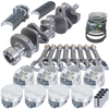 Eagle 13302L040 fits Chevy LT1350 1Pc 3.480in Crank 5.700in I-Beam Rods -3.7cc 4.040in Pistons Rotating Assembly