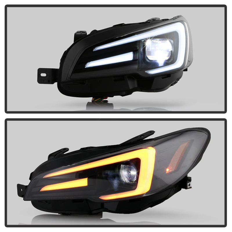 Spyder 5088109 fits Subaru 15-20 Impreza WRX LED High-Power LED Headlights-Blac