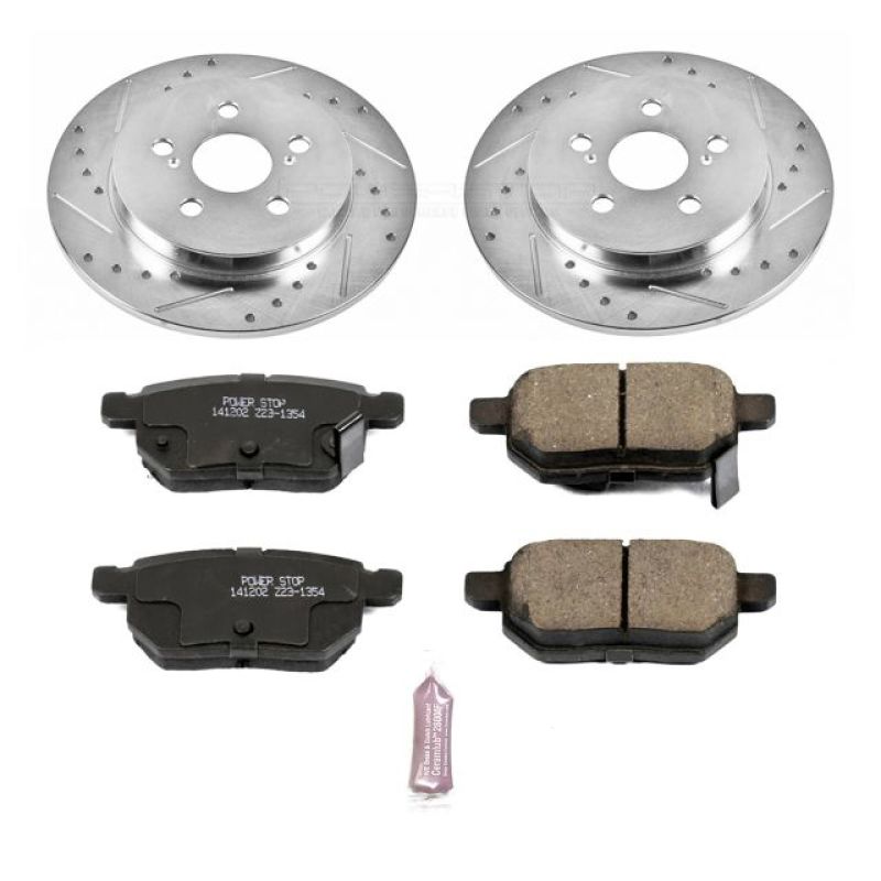 PowerStop K4736 fits Pontiac 09-10 Vibe Rear Z23 Evolution Sport Brake Kit