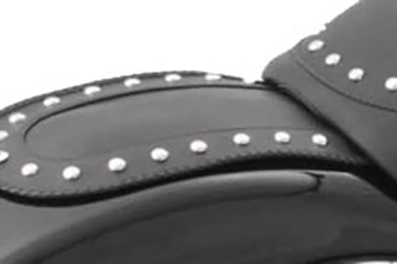 Mustang 78118 Harley Softail FXST, 07-17 FLSTF Fender Bib w/Studs - Black