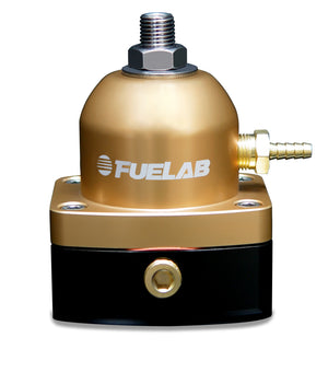 Fuelab 51504-5 515 Carb Adjustable FPR 4-12 PSI (2) -6AN In (1) -6AN Return - Gold