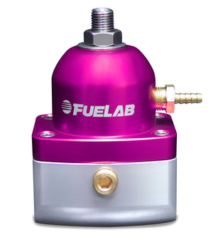 Fuelab 51503-4 515 Carb Adjustable FPR 4-12 PSI (2) -10AN In (1) -6AN Return - Purple