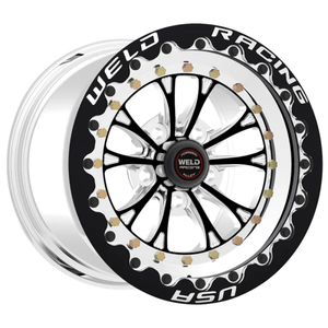 Weld 94LB7100A80F Vitesse 17x10 / 5x4.5mm BP / 8in. BS Low Pad Black Wheel -