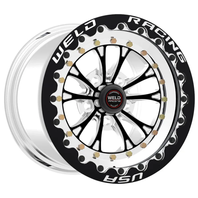 Weld 94LB7100A80F Vitesse 17x10 / 5x4.5mm BP / 8in. BS Low Pad Black Wheel -