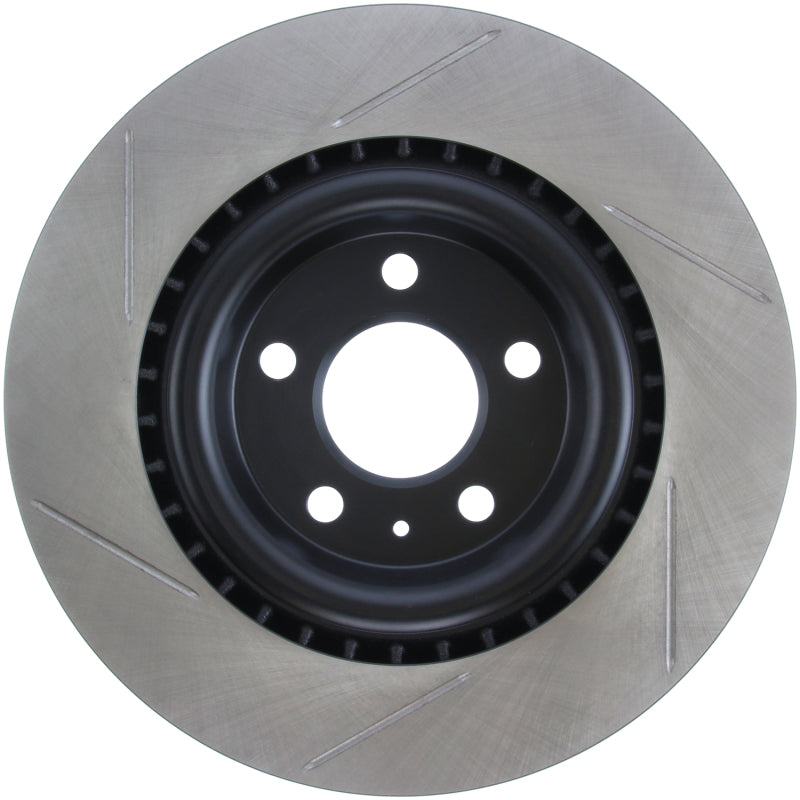 Stoptech 126.33137SL Power Slot 12-13 fits Audi A6 Quattro/11-12 A7 Quattro / 10-13 S4 Rear Left Slotted Rotor