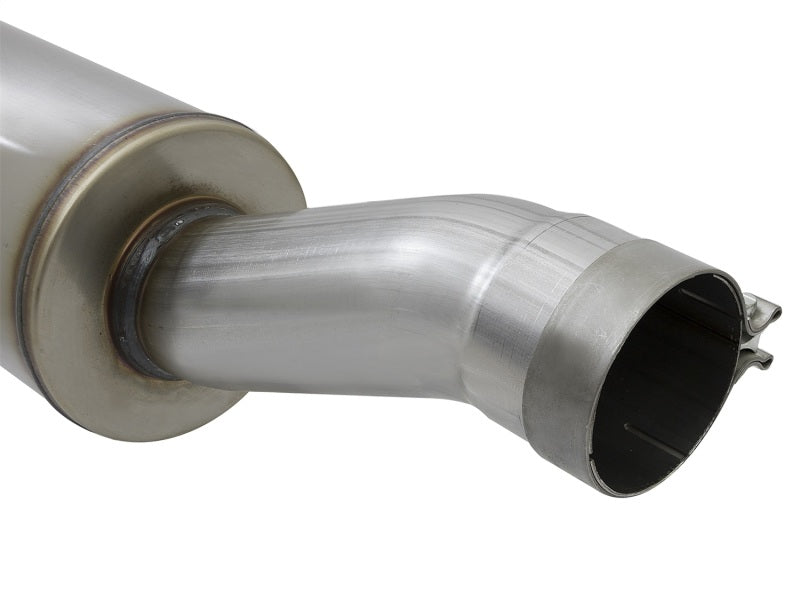AFE 49-42057-P Rebel Series 3.5in 409 SS Cat Back Exhaust w/Pol Tips 14-17 fits