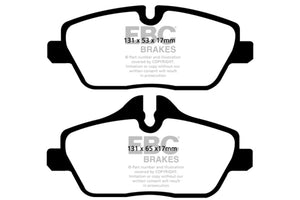 EBC UD1308 14+ fits BMW i3 Electric Ultimax2 Front Brake Pads