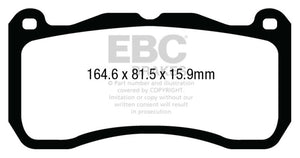 EBC UD1666 brake Ultimax2 brake Pads