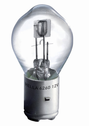 Hella LA6260 Bulb 6260 12V 60/60W Ba20D B11 S2