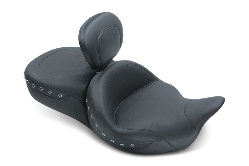 Mustang 79586 Harley Electra Glide,Rd Glide,Rd King,Str Glide Touring 1PC Seat Blk Pearls - Black