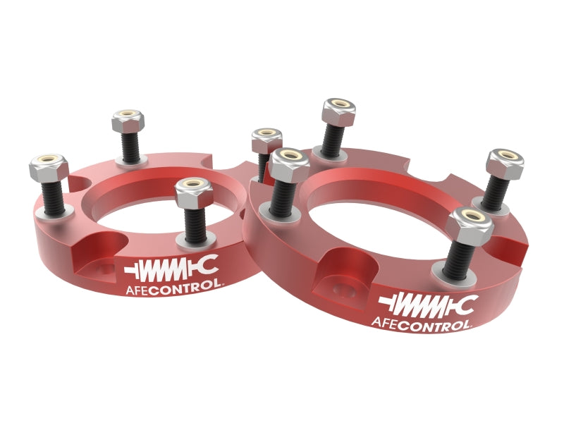AFE 416-72T010-R 24-25 fits Toyota Tacoma CONTROL 1.5in Leveling Kit - Red