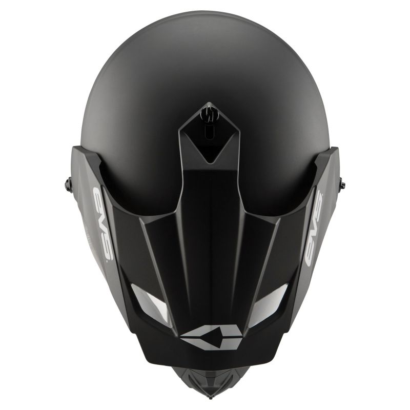 EVS DSHE18VS-VSBK T5 Dual Sport Venture Solid Helmet Visor - Matte Black