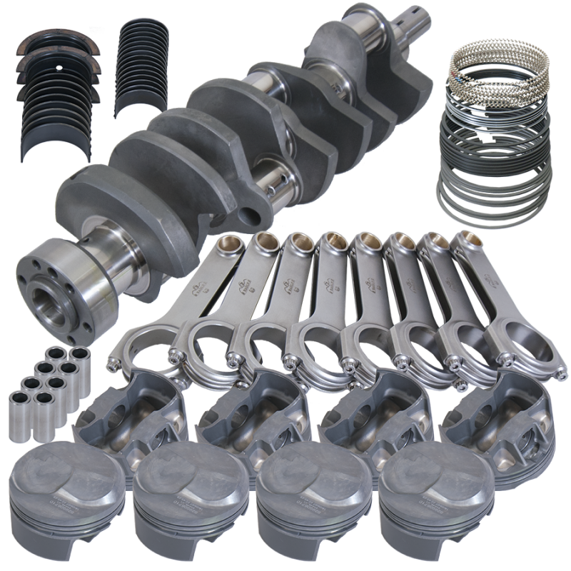 Eagle 11813030 fits Chevy Tall 454 1Pc 4.250in Crank 6.800in H-Beam 43cc Dome 4.280in Pistons Rotating Assembly